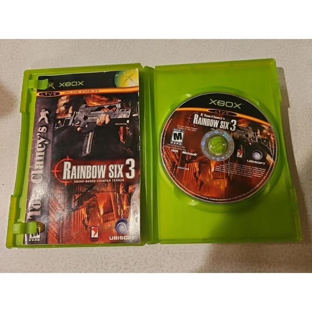 Tom Clancy's Rainbow Six 3 (Microsoft Xbox, 2003)